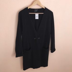 J.Crew Mercantile Black Long Cardigan Small NWT